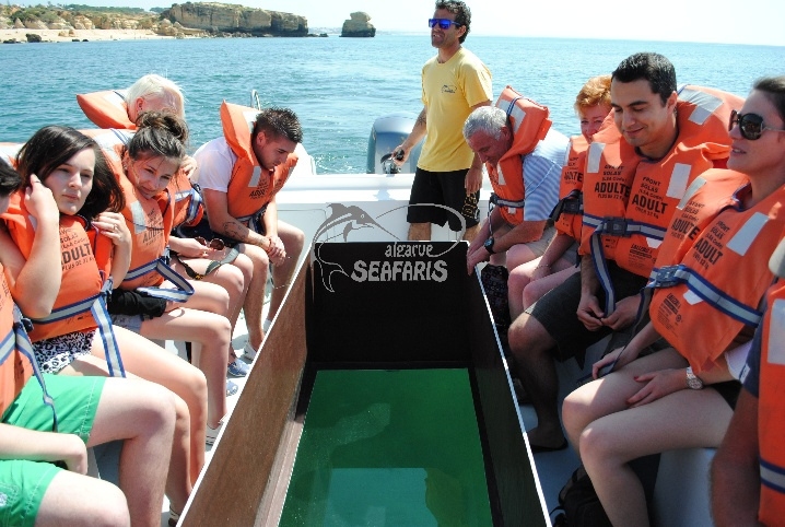 Glass Bottom Boat Experience - fun boat trip algarve